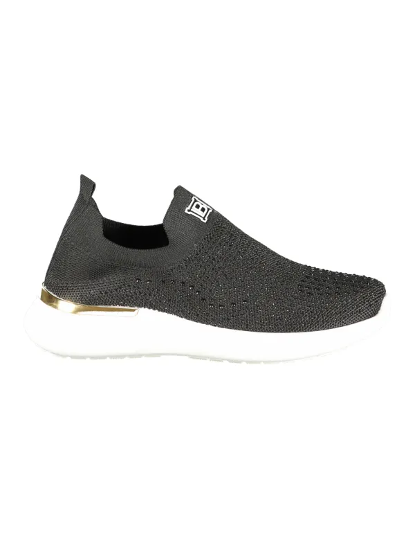"Laura Biagiotti Sneakers im Sale | Elastik Textilsneakers mit Strass und Stickerei 3cm Keil 8936 NEBLACK online kaufen"|Planet-Deluxe "Laura Biagiotti Sneakers im Sale | Elastik Textilsneakers mit Strass und Stickerei 3cm Keil 8936 NEBLACK online kaufen"|Planet-Deluxe