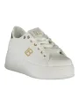 "Laura Biagiotti Sneakers im Sale | Kalbleder Sneaker mit Strass, Keilabsatz und Logo 4cm online kaufen"|Planet-Deluxe