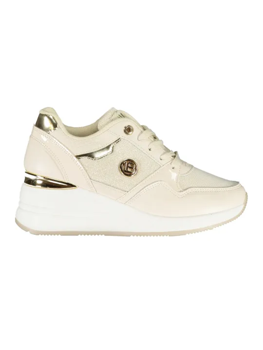 "Laura Biagiotti Sneakers im Sale | Bequeme Walbe-Sneakers mit Kontrastdetails und Logo online kaufen"|Planet-Deluxe