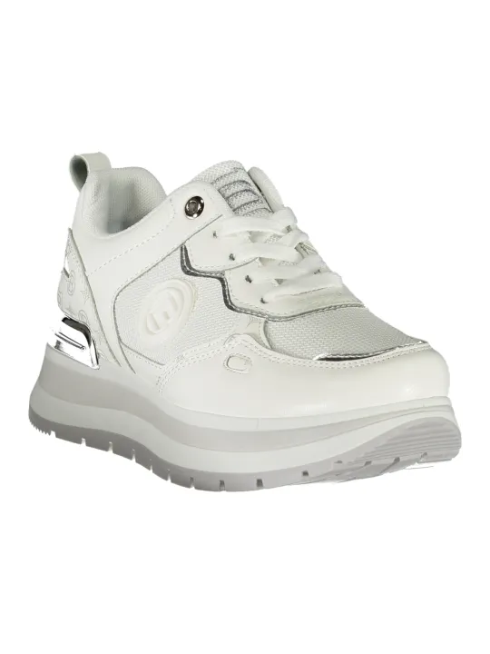 "Laura Biagiotti Sneakers im Sale | Biagiotti Sneakers Weiss mit Schnürsenkel und Logo online kaufen"|Planet-Deluxe