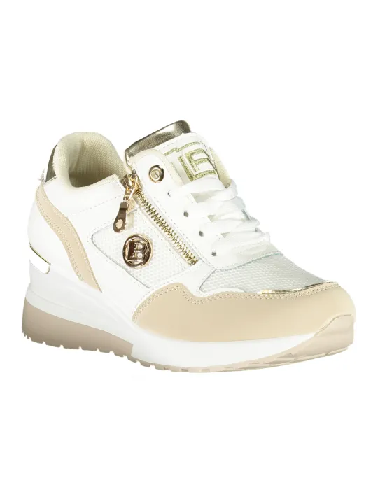 "Laura Biagiotti Sneakers im Sale | Laura Biagiotti Nubuk Sneaker mit Reißverschluss Beige online kaufen"|Planet-Deluxe