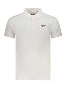 "Stilvolles Polo mit Adler-Logo – Kurzarm, 3 Knöpfe"