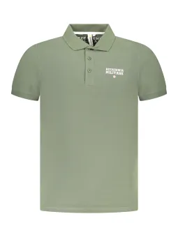 "Stilvolles Kurzarm Poloshirt mit 3-Knopf-Design & Logo"