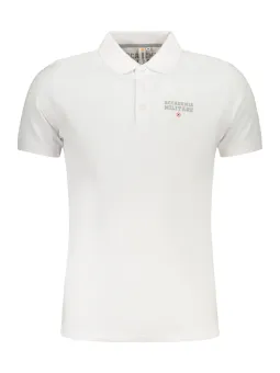 "Elegantes Kurzarm Poloshirt Accademia Tricolore mit Logo"