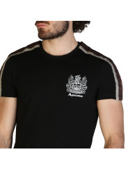 Aquascutum schwarzes T-Shirt mit Logo