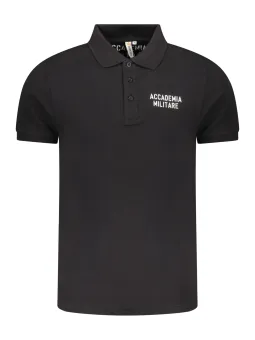 "Stylisches Kurzarm Polo mit Kontrast & Logo - 3 Knöpfe"