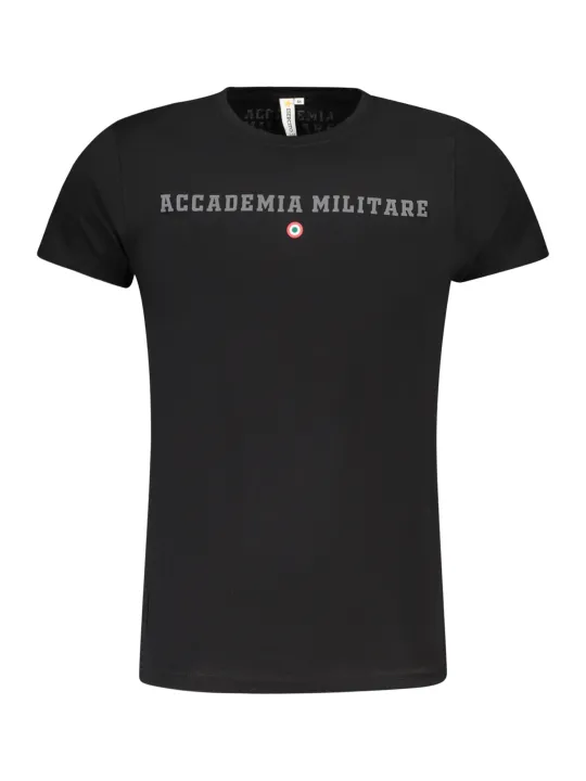 "ACCADEMIA MILITARE T-Shirts im Sale | ACCADEMIA MILITARE S5S637-5586_NE002 Schwarz online kaufen"|Planet-Deluxe