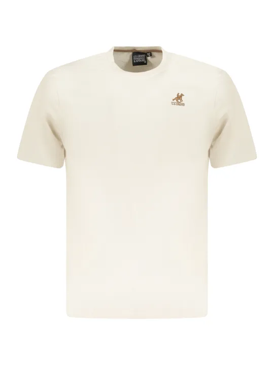 "U.S. GRAND POLO T-Shirts im Sale | US GRAND POLO KURZARM T-SHIRT HERREN BEIGE online kaufen"|Planet-Deluxe