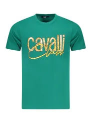 "Cavalli Class Startseite im Sale | CAVALLI CLASS KURZARM-T-SHIRT HERREN GRÜN online kaufen"|Planet-Deluxe