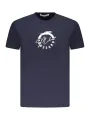 "Trussardi T-Shirts im Sale | Trussardi Kurzarmshirt Navy Rundhals Logo Print Basic online kaufen"|Planet-Deluxe