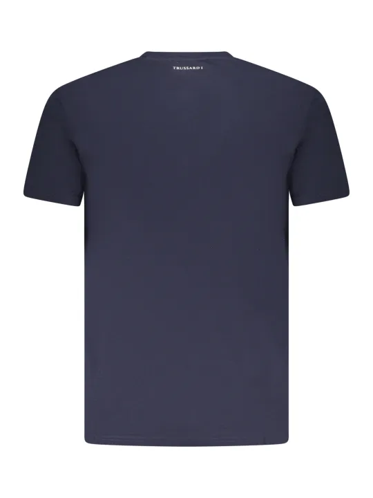 "Trussardi T-Shirts im Sale | Trussardi Kurzarmshirt Navy Rundhals Logo Print Basic online kaufen"|Planet-Deluxe