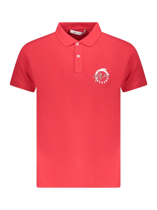 "Trussardi Poloshirts im Sale | Trussardi Herren Kurzarm-Poloshirt Rot online kaufen"|Planet-Deluxe