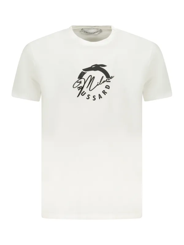 "Trussardi T-Shirts im Sale | Trussardi Logo T-Shirt Kurzarm Rundhals Basic Weiß online kaufen"|Planet-Deluxe "Trussardi T-Shirts im Sale | Trussardi Logo T-Shirt Kurzarm Rundhals Basic Weiß online kaufen"|Planet-Deluxe