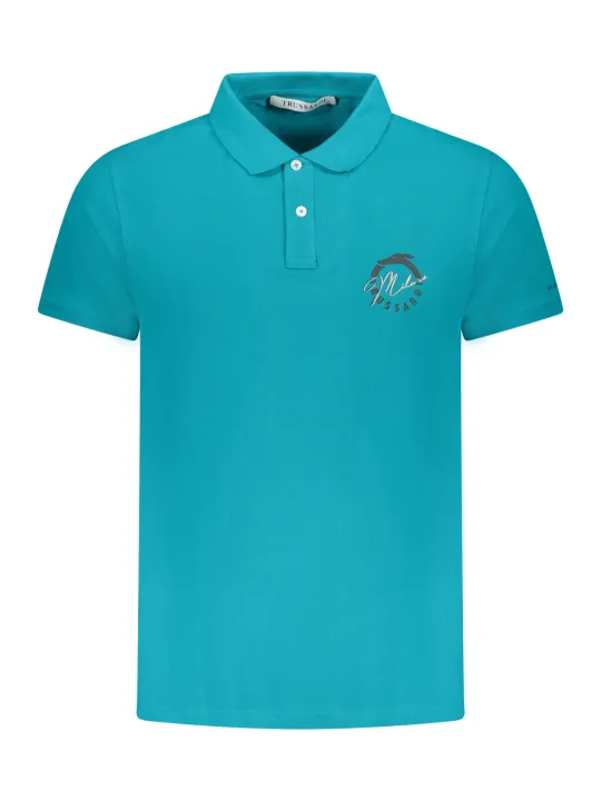 "Trussardi Poloshirts im Sale | Trussardi Poloshirt für Herren, kurzärmelig, Blau online kaufen"|Planet-Deluxe