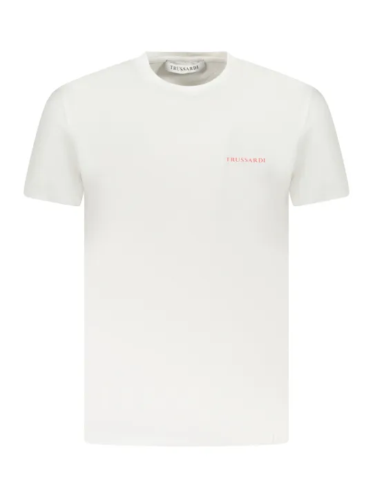 "Trussardi T-Shirts im Sale | Trussardi Kurzarm TShirt mit Rundhals und Logo Print online kaufen"|Planet-Deluxe