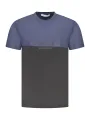 "Trussardi T-Shirts im Sale | Trussardi Zweifarbiges Rundhals TShirt mit Print Logo online kaufen"|Planet-Deluxe