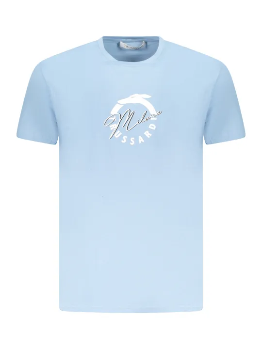 "Trussardi Startseite im Sale | Trussardi Kurzarm-T-Shirt für Herren, Blau online kaufen"|Planet-Deluxe