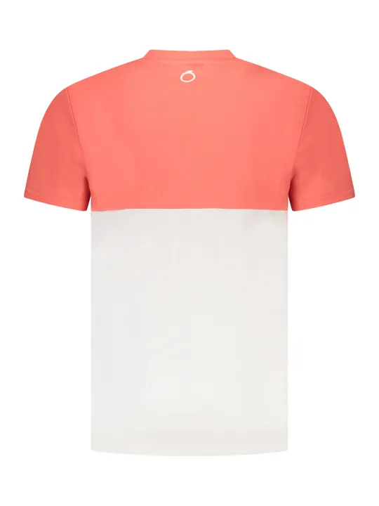 "Trussardi T-Shirts im Sale | Trussardi Zweifarbiges Kurzarmshirt mit Print und Logo online kaufen"|Planet-Deluxe