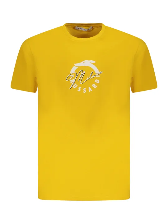 "Trussardi Startseite im Sale | TRUSSARDI KURZARM-T-SHIRT HERREN GELB online kaufen"|Planet-Deluxe