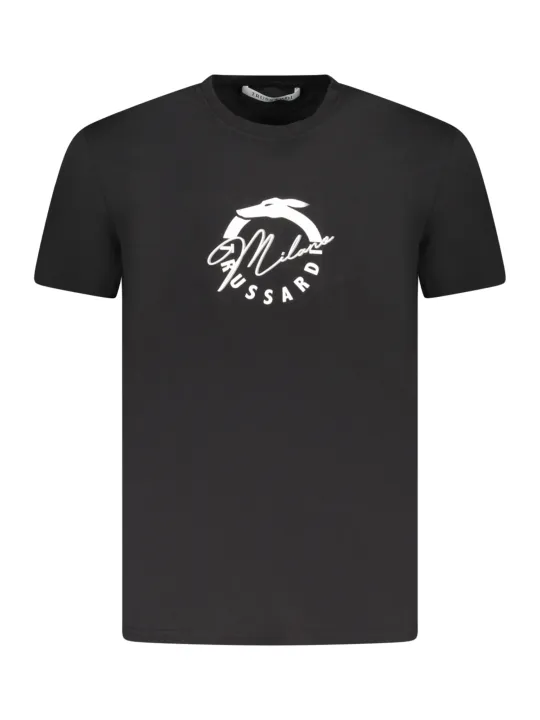 "Trussardi T-Shirts im Sale | Trussardi Logo Kurzarmshirt Schwarz online kaufen"|Planet-Deluxe