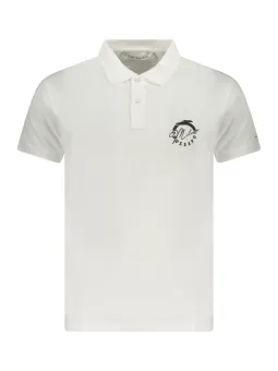 "Trussardi Poloshirt Basic: Eleganz mit Print & Logo"