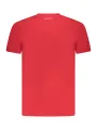 Trussardi Rotes T-Shirt mit Logo-Print – Rundhals, Basic