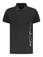 "Cavalli Class Poloshirts im Sale | Cavalli Class Kurzarm Polo mit Logo und Druck TXT64FJD060 NE05051 online kaufen"|Planet-Deluxe