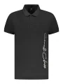"Cavalli Class Poloshirts im Sale | Cavalli Class Kurzarm Polo mit Logo und Druck TXT64FJD060 NE05051 online kaufen"|Planet-Deluxe