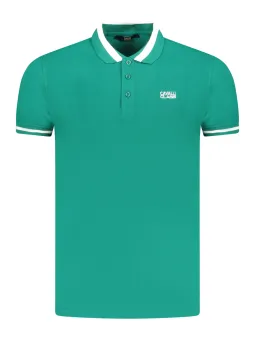 "Cavalli Class Kurzarm Poloshirt mit Logo-Stickerei"