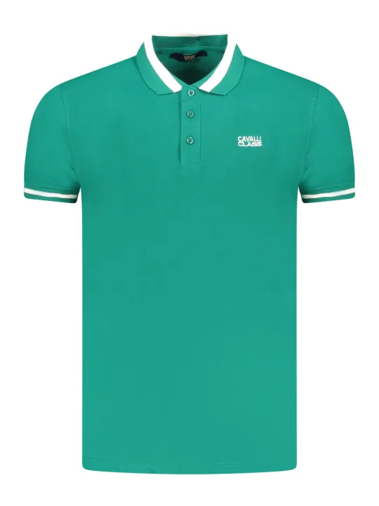 "Cavalli Class Poloshirts im Sale | Kurzarm Poloshirt Cavalli Class mit Stickerei Logo online kaufen"|Planet-Deluxe