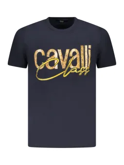 "Cavalli Class Kurzarm-Logo-T-Shirt – Stilvoller Komfort"