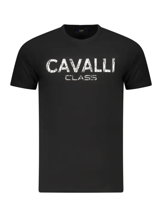 "Cavalli Class T-Shirts im Sale | Cavalli Class Kurzarm TShirt Rundhals Logo Druck online kaufen"|Planet-Deluxe