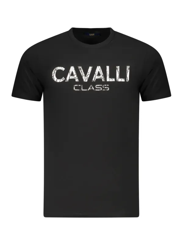"Cavalli Class T-Shirts im Sale | Cavalli Class Kurzarm TShirt Rundhals Logo Druck online kaufen"|Planet-Deluxe