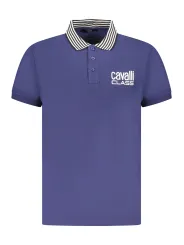 "Cavalli Class Poloshirts im Sale | Cavalli Class Polo mit Kontrastdetails und Logo online kaufen"|Planet-Deluxe