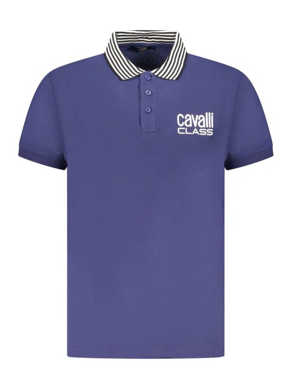 "Cavalli Class Poloshirts im Sale | Cavalli Class Polo mit Kontrastdetails und Logo online kaufen"|Planet-Deluxe