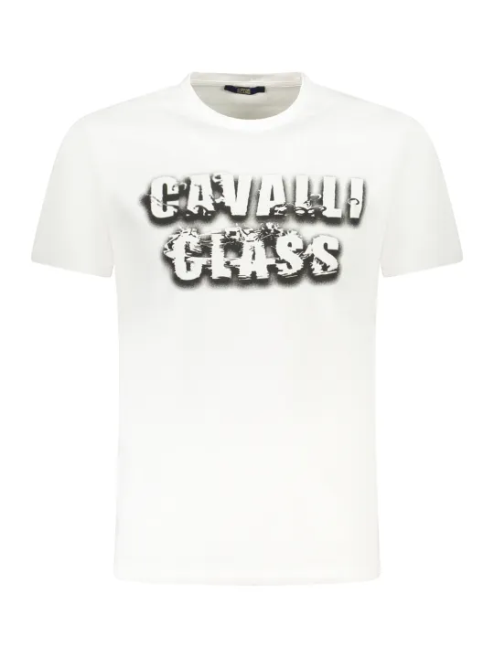"Cavalli Class T-Shirts im Sale | Cavalli Class TShirt Kurzarm Rundhals Logo Druck online kaufen"|Planet-Deluxe