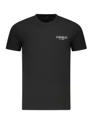 "Cavalli Class T-Shirts im Sale | Cavalli Class Rundhals Kurzarmshirt mit Logodruck online kaufen"|Planet-Deluxe
