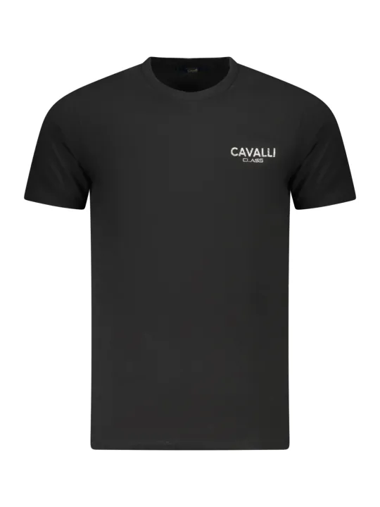 "Cavalli Class T-Shirts im Sale | Cavalli Class Rundhals Kurzarmshirt mit Logodruck online kaufen"|Planet-Deluxe