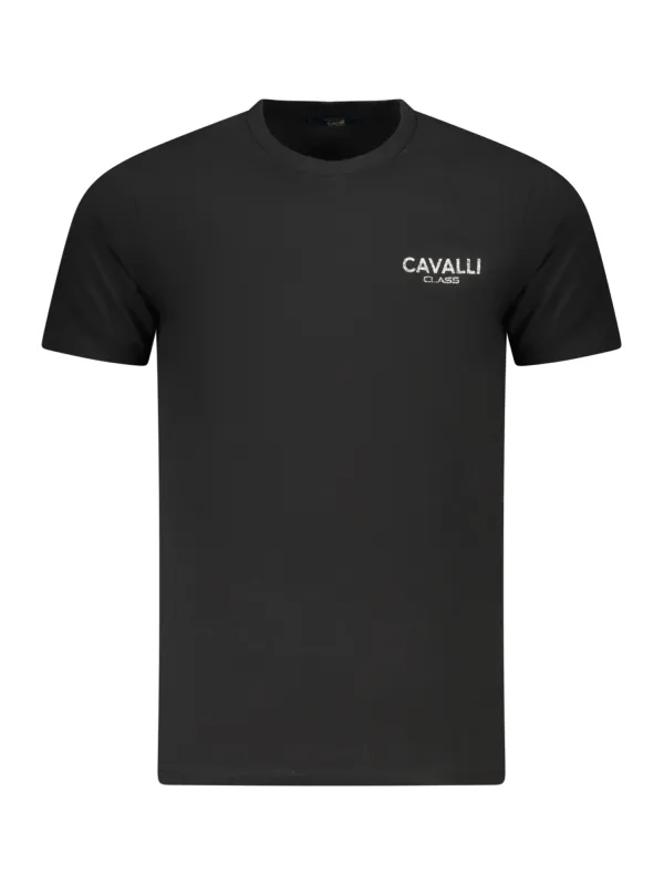 "Cavalli Class T-Shirts im Sale | Cavalli Class Rundhals Kurzarmshirt mit Logodruck online kaufen"|Planet-Deluxe