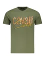 "Cavalli Class T-Shirts im Sale | Cavalli Class Kurzarmshirt mit Logo Druck und Rundhals online kaufen"|Planet-Deluxe