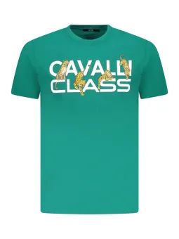 "Cavalli Class Logo T-Shirt - Kurzarm, Rundhals, Stylisch"