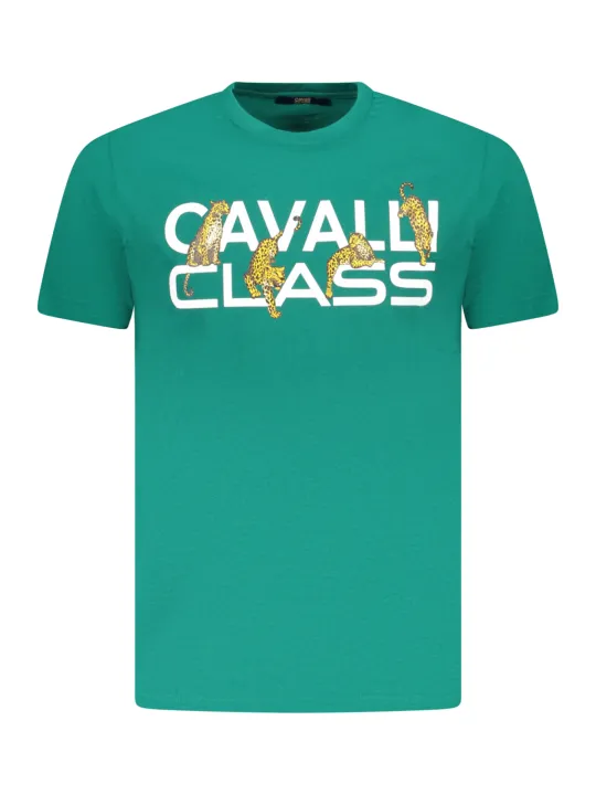 "Cavalli Class T-Shirts im Sale | CavalliClass Logo TShirt Kurzarm Rundhalsdruck online kaufen"|Planet-Deluxe