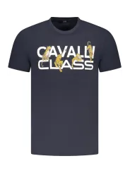 "Cavalli Class T-Shirts im Sale | Cavalli Class Logo Kurzarm TShirt Rundhals Druck TXT60MJD060 BL04502 online kaufen"|Planet-Deluxe