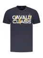 "Cavalli Class T-Shirts im Sale | Cavalli Class Logo Kurzarm TShirt Rundhals Druck TXT60MJD060 BL04502 online kaufen"|Planet-Deluxe