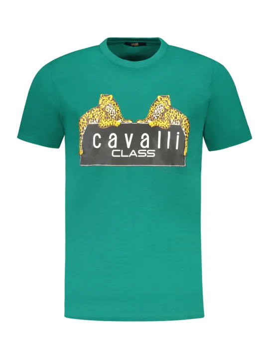 "Cavalli Class T-Shirts im Sale | Cavalli Class Logo TShirt Kurzarm Rundhals Druck online kaufen"|Planet-Deluxe