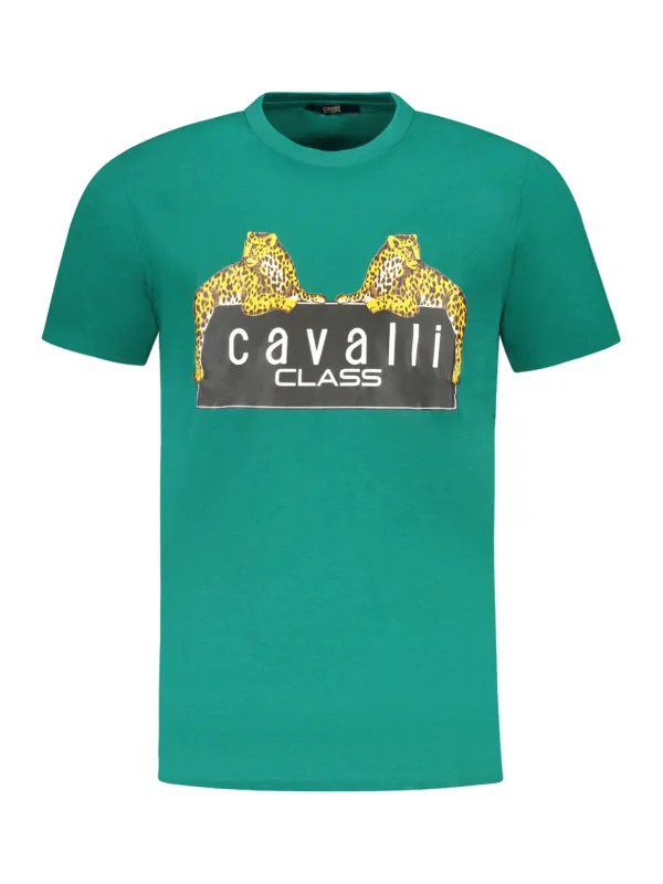 "Cavalli Class T-Shirts im Sale | Cavalli Class Logo TShirt Kurzarm Rundhals Druck online kaufen"|Planet-Deluxe