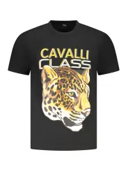 "Cavalli Class T-Shirts im Sale | Cavalli Class Logo TShirt Rundhals Kurzarm online kaufen"|Planet-Deluxe