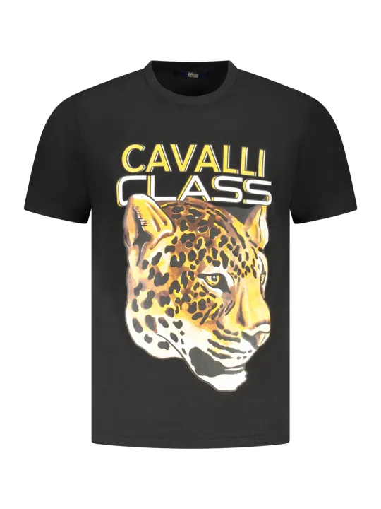 "Cavalli Class T-Shirts im Sale | Cavalli Class Logo TShirt Rundhals Kurzarm online kaufen"|Planet-Deluxe