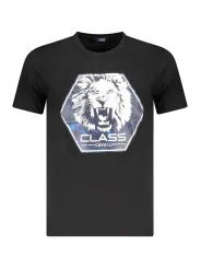 "Cavalli Class T-Shirts im Sale | Cavalli Class Kurzarmshirt Logodruck Rundhals T-Shirt TXT60PJD060_NE05051 online kaufen"|Planet-Deluxe