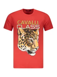 "Cavalli Class T-Shirts im Sale | Cavalli Class Kurzarmshirt Rundhals Logo Druck online kaufen"|Planet-Deluxe